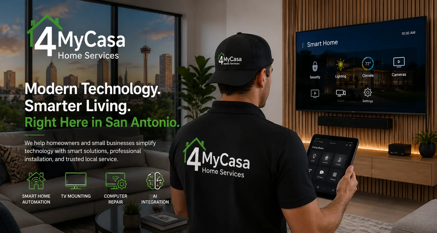 4MyCasa modern technology services company in San Antonio