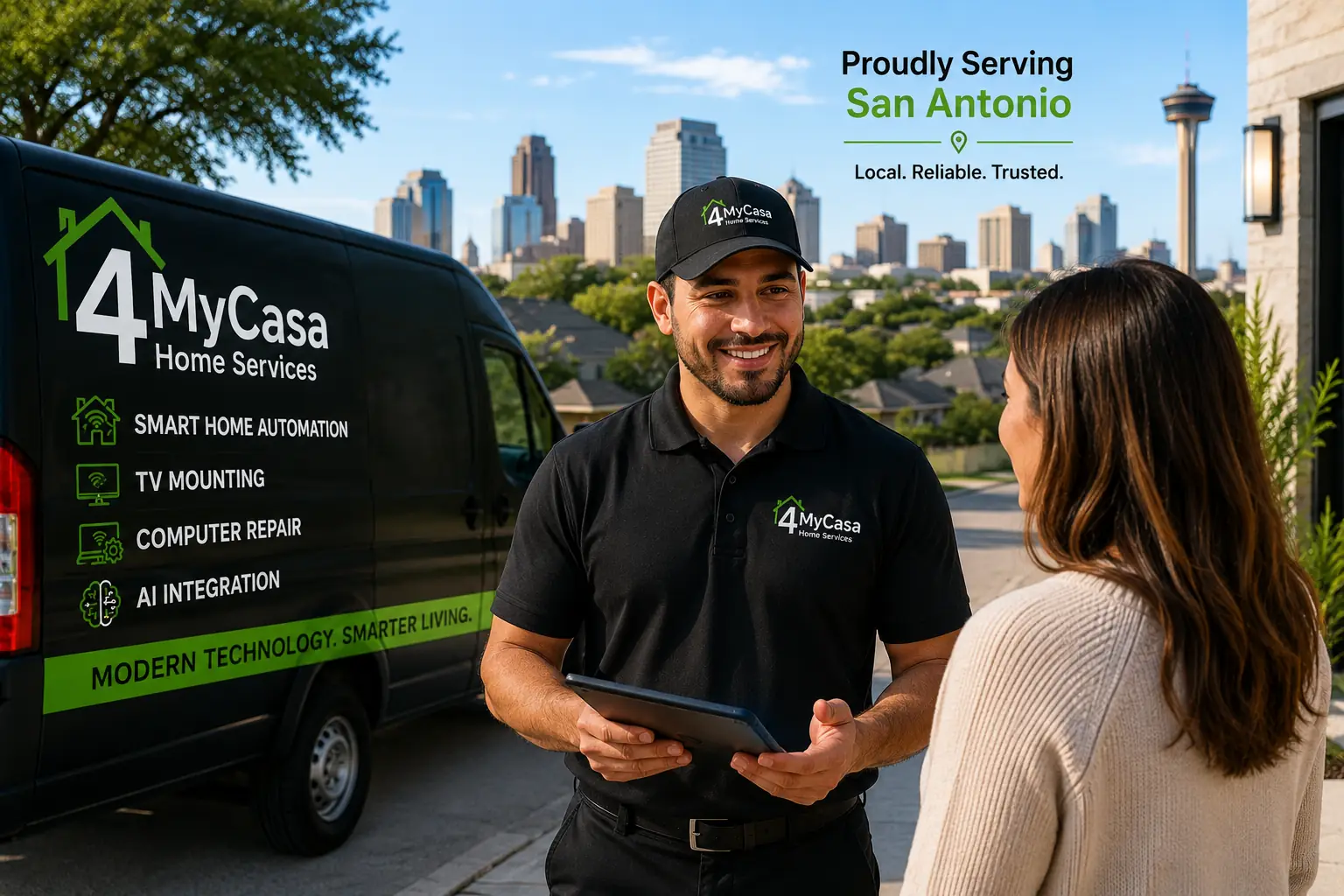 Local technology services for homes and small businesses in San Antonio by 4MyCasa